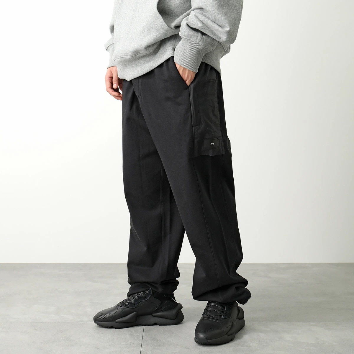 Y-3 ワイスリー スウェットパンツ STRETCH FT PNTS H63032 IL3071 メンズ ジョガーパンツ トラックパンツ ロゴ ストレッチ BLACK