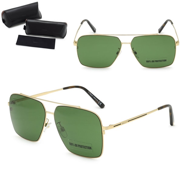 サングラス BY0081-D/S 28N 62 サングラス ノーズパッド UVカット メンズ ゴールド グリーン 11,692円