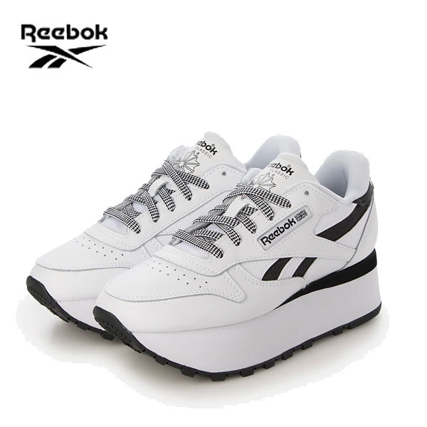 リーボック Reebok クラシックレザー トリプルリフト CLASSIC LEATHER TRIPLE LIFT スニーカー 厚底 靴 RE-100209620-WH
