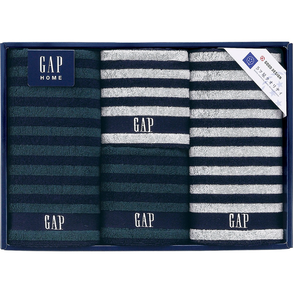 GAP HOME タオルセット 54-3049400 B037-055 ラッピング無料 のし無料 メッセージカード無料 ギフト 詰め合わせ ギフトセット 内祝い ご挨拶 出産内祝 結婚内祝 A31