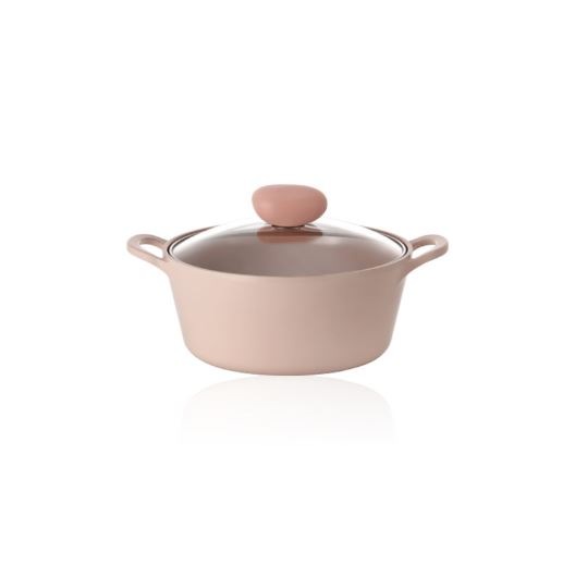 シャーベットIHインダクション 両手鍋22cmK-LIFE