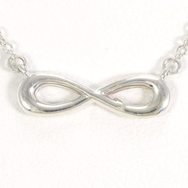 ティファニー インフィニティ ミニ シルバー ネックレス 箱 袋 約45cm ジュエリー 中古
