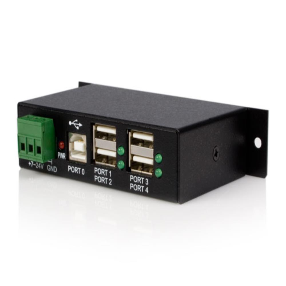 StarTech.com [ST4200USBM] 4ポート産業用USB 2.0 ハブ ESD保護