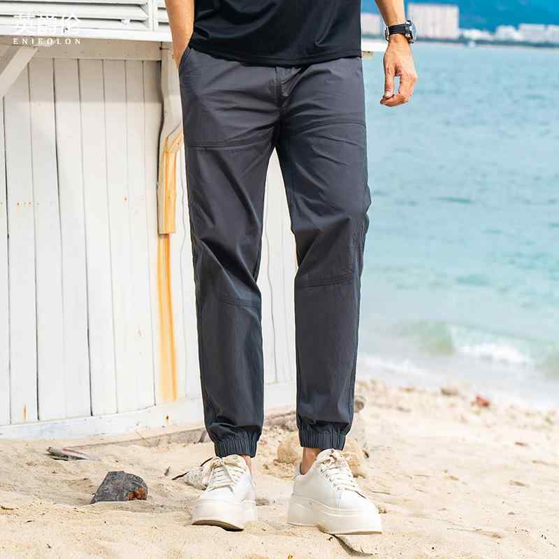 メンズ パンツ ボトムス ズボン ロング スウェット スリム カジュアル 普段使い アウトドア スポーツ ワーク 外出 メンズ 夏