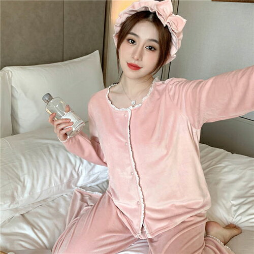 パジャマ レディース ルームウェア もこもこ パジャマ レディース かわいい パジャマ 冬 長袖 パジャマ ルームウェア もこもこ 大きいサイズ 上下3点セット 着る毛布 ロング ボーダー ボア 部屋