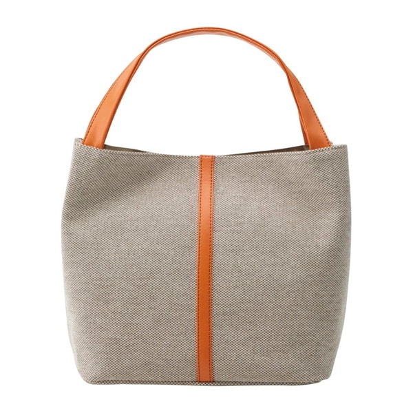 SKK-10-16 石井猛雄 手提げバッグ オレンジ