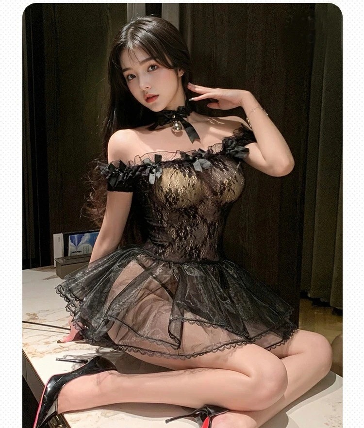 ワンピ セットアップ ベビードール ランジェリー 透け透け ドレス 下着 ナイトコスプレ セクシーランジェリー