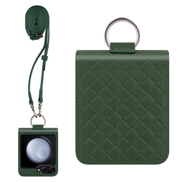 Galaxy ビチェンティーノ Zフリップ 6 5 4 3 スリム 天然皮革 カード 収納 ストラップ ケース