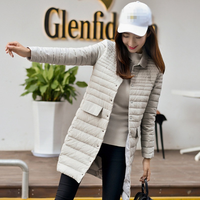 ダウンコート レディース 大きいサイズ ロング丈 コート ダウンジャケット エレガント アウター おしゃれ ダウン カジュアル ラペル 秋 冬 防寒 防風 ラウンドネック 軽量 保温 アウトウェア ミ