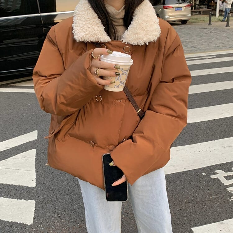 ジャケット ダウンジャケット 中綿ジャケット ブルゾン ジャンパー ダブルボタン アウター 羽織り