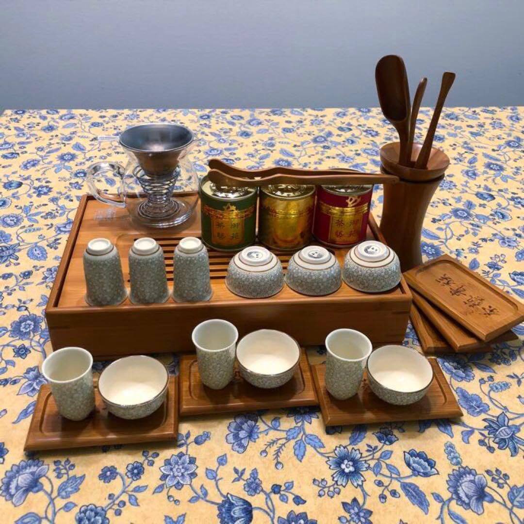 中国宜興竹福茶具 6人セット