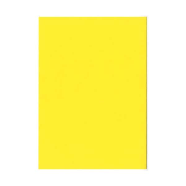 北越コーポレーション 紀州の色上質 A4 Y目 超厚口 黄 1冊（100枚）