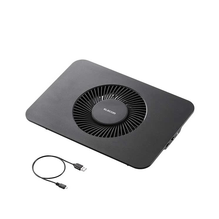 冷却台 置き台 大型ファン 15.417インチ対応 ブラック 4,750円