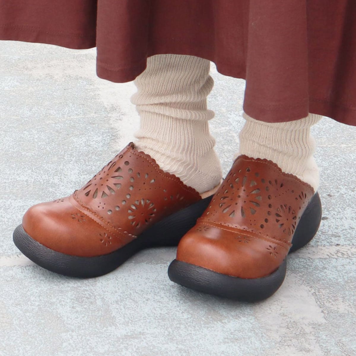 【最終売り尽くし！】カットワークサボ レディース