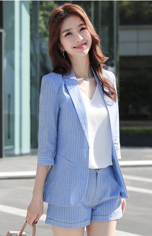 スーツ レディース レディース コート ジャケット 秋新作 ストライプ スーツ ストライプ 七分袖ジャケット スーツ コート Ol通勤 Olオフィスカジュアル 3色 大人可愛い 入学式 新品入荷 その他 ワンピース ドレス