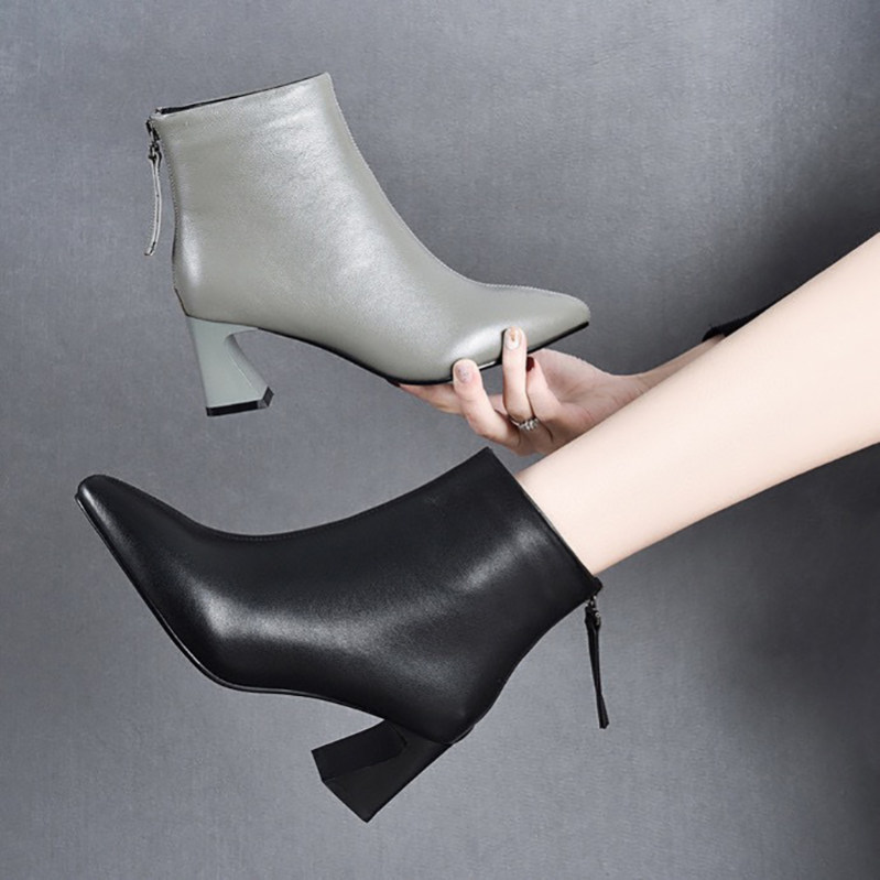 1000円OFFクーポン ウエスタンブーツ レディース ショートブーツ 太めヒール ジッパー 防水プラットフォーム 美脚 ブーティ ブーティー ウェッジ 防水プラットフォーム 袴ブーツ ショート丈 ハ