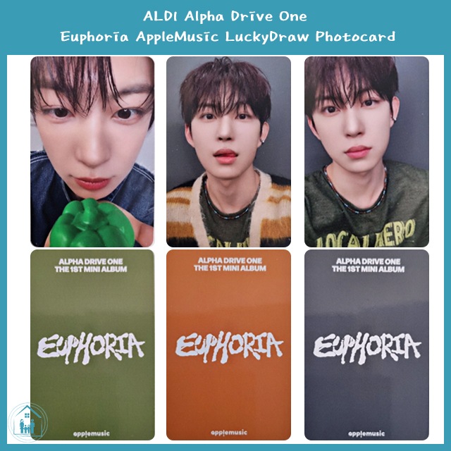 ALPHA DRIVE ONE(ALD1) GEONWOO- 1st Mini Euphoria AppleMusic LuckyDraw Photocard