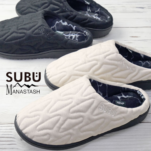 スブ マナスタッシュ コラボモデル 冬用 サンダル メンズ サボサンダル コンフォートシューズ 防寒 靴 ブラック ナチュラル SUBU x MANASTASH HEMP RIPSTOP SANDAL 7,623円
