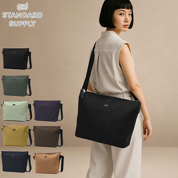 正規取扱店 ショルダーバッグ メンズ レディース 大きめ A4 斜めがけバッグ バッグ 斜めがけ 大人 軽量 ブランド 日本製 おしゃれ SIMPLICITY ZIP TOP SHOULDER