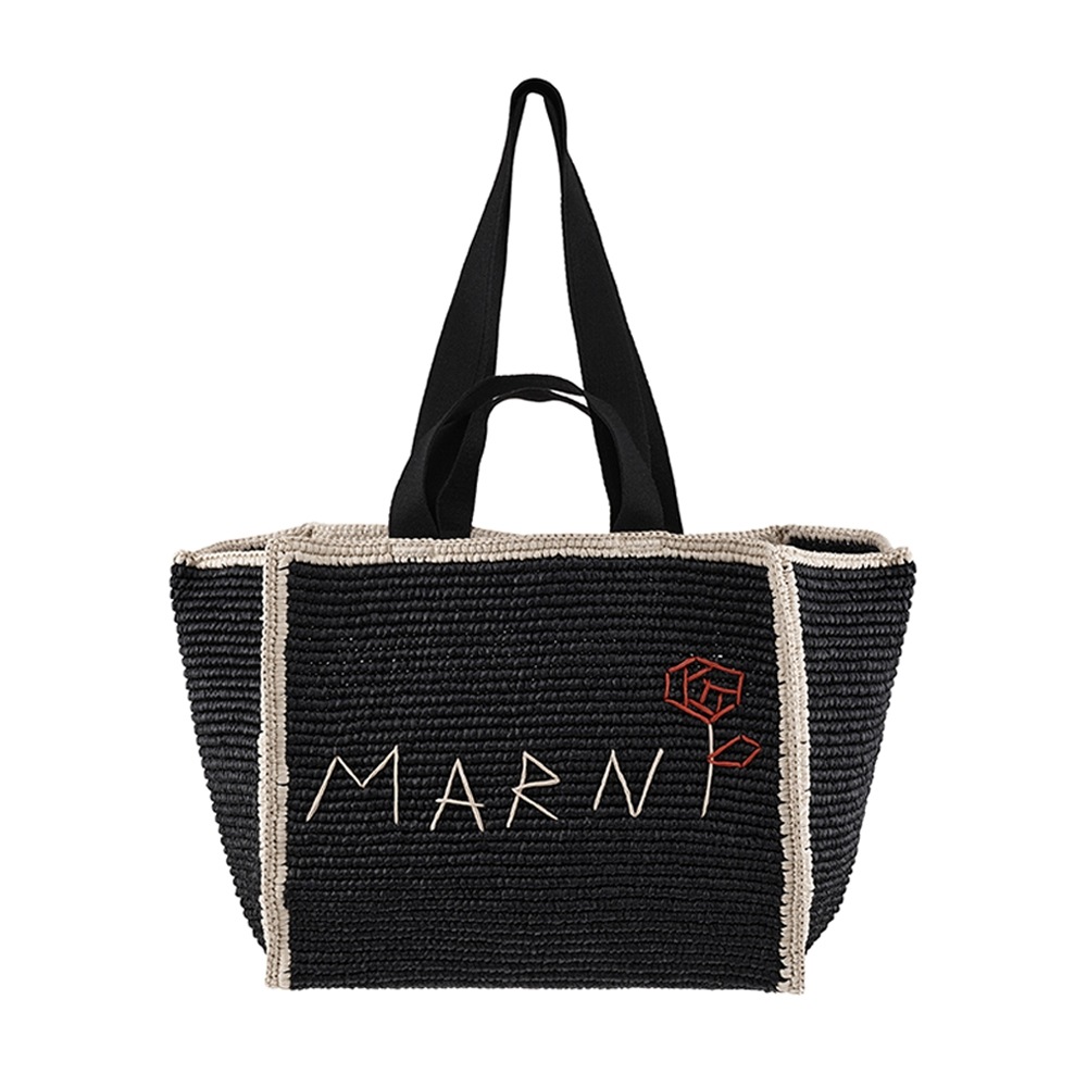 Marni SHMP0122L0 P6769 ZO762 SILLO マクラメミディアムショッパーバッグトート