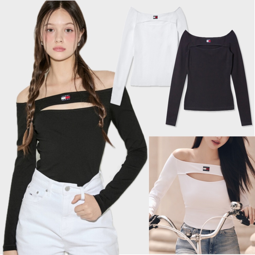 Slim Badge Cut-Out Top