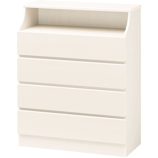 白井産業 CSC-1190H WH 組立簡単チェスト チェスカ ホワイト メーカー直送