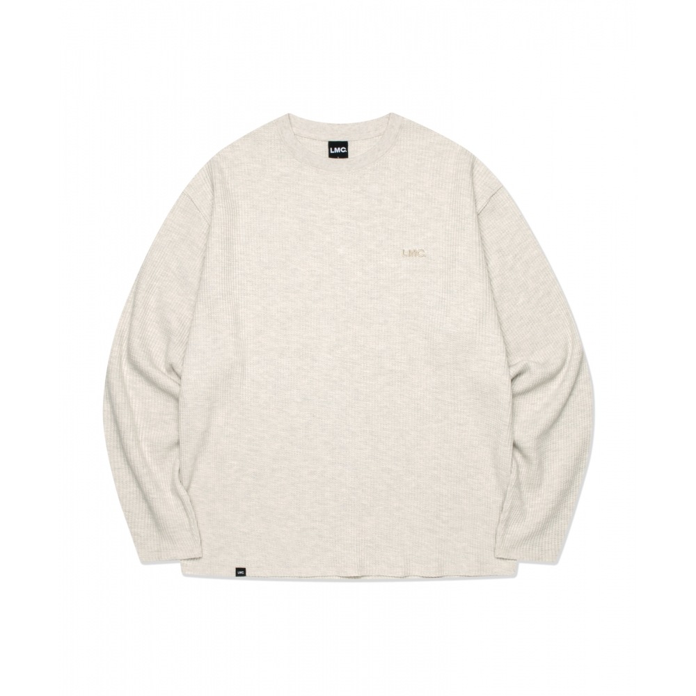 LMC WAFFLE OG LONG SLV TEE オートミール