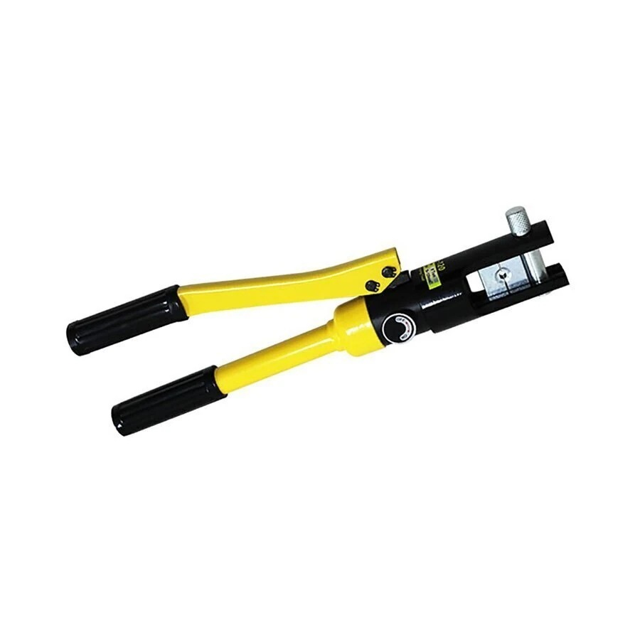 ハイドロプライヤー 油圧式 圧着工具 圧着ペンチ ヘキサゴンダイス 8種類付き 油圧工具 仮押さえ