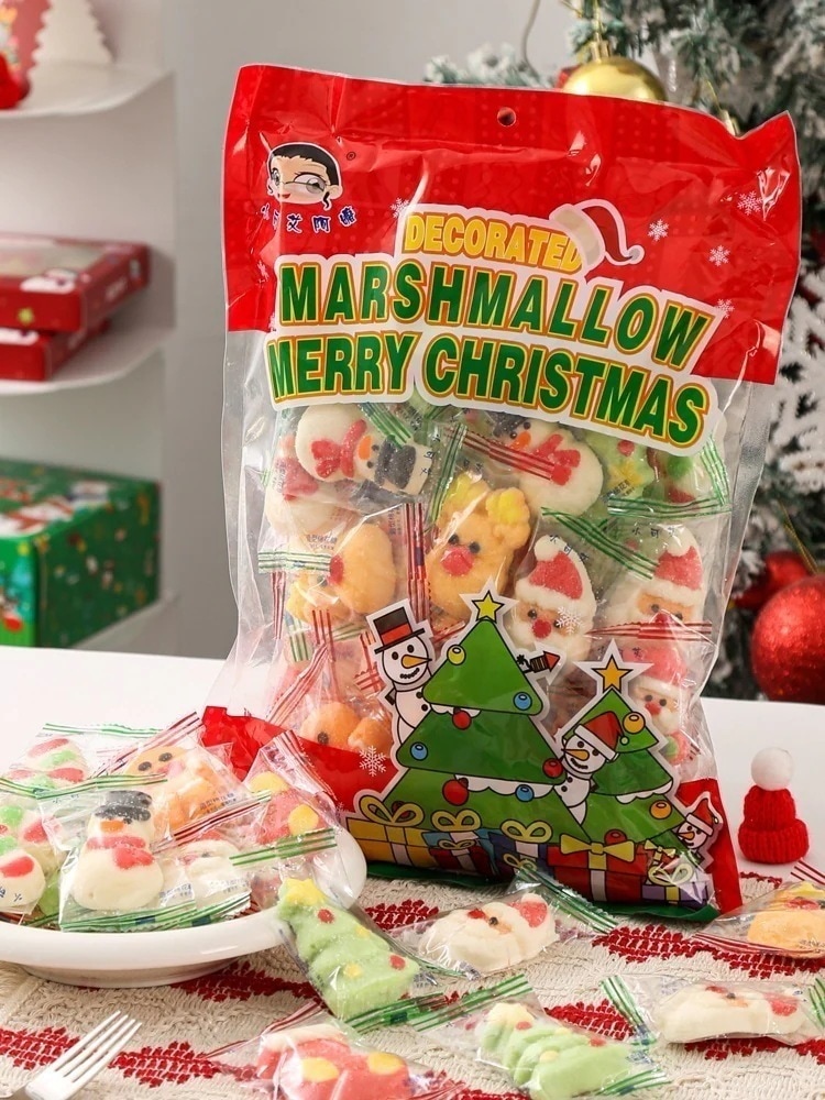 2枚購入で 2oo円FF!クリスマス キャンディ型 グミ マシュマロ サンタクロース かわいい クリスマスイブ ギフト デコレーション 6,259円