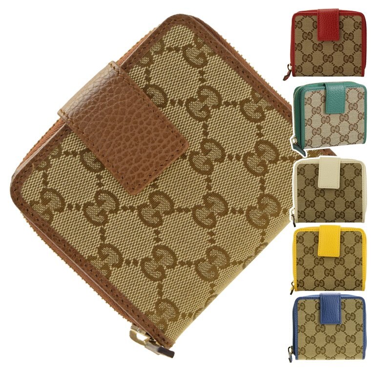 GUCCI グッチ 二つ折り財布 Qoo10] GUCCI グッチ 財布 二つ折り レディース アウ