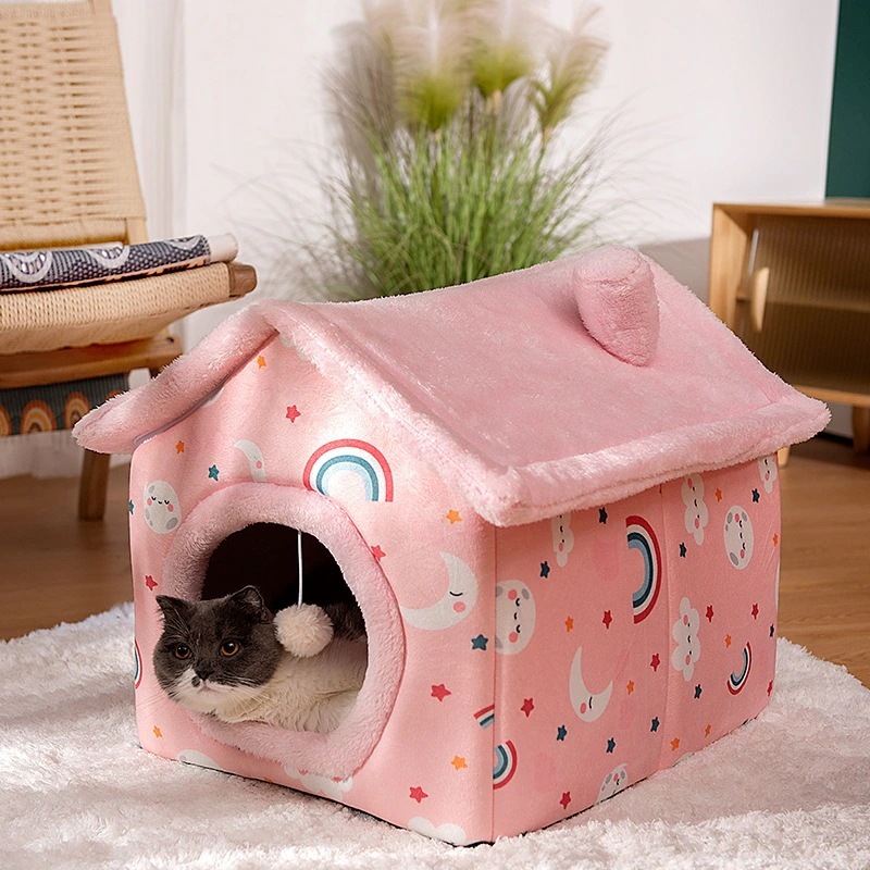 ット用品 キャットハウス 猫 あったか ットハウス 密閉 四 大型犬小屋 キャットハウス