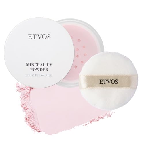【ETVOS】 エトヴォス ミネラルUVパウダー (#ペールラベンダー) SPF50 PA++++ [敏感肌/日焼け止め/UVカット/仕上げパウダー/石けんオフ/紫外線吸収剤フリー/ツヤ/ヒト型セラミ