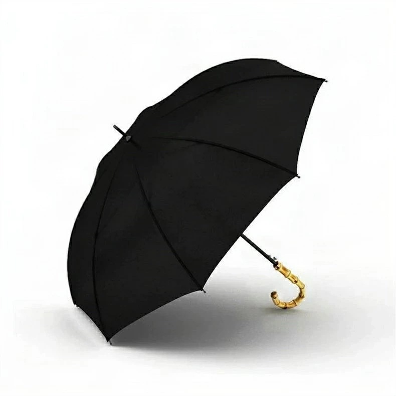 長傘 メンズ おしゃれ シンプル スーツ 使いやすい 強い 丈夫 無地 グラスファイバー 父親 ギフト プレゼント 大きめ120cm 梅雨対策 紳士用 ビジネス傘 頑丈な8本骨