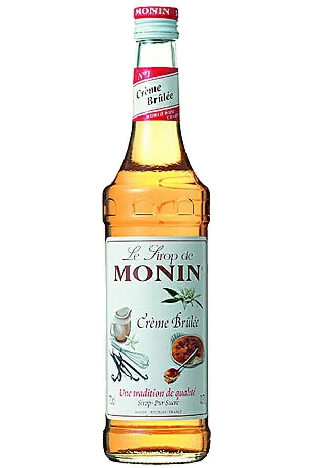 MONIN モナン クレームブリュレ シロップ 700ml×6本【ご注文は12本まで同梱可能】ノンアルコール シロップ