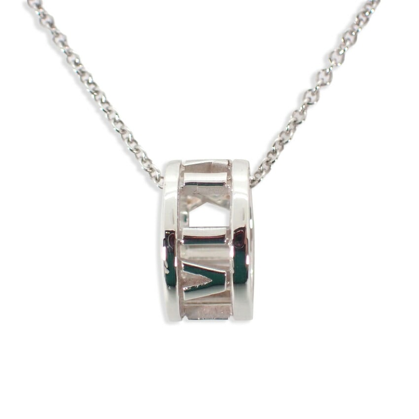 【中古】TIFFANY/ティファニー 925 オープンアトラス ペンダント/ネックレス/g409-81
