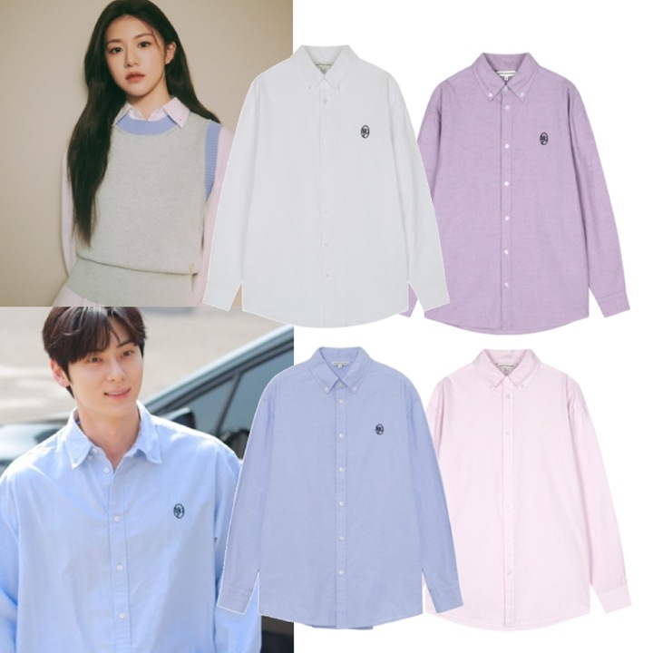 [ファンミニョン着用]EMBROIDERY OXFORD SHIRT/コユンジョン着用 14,222円