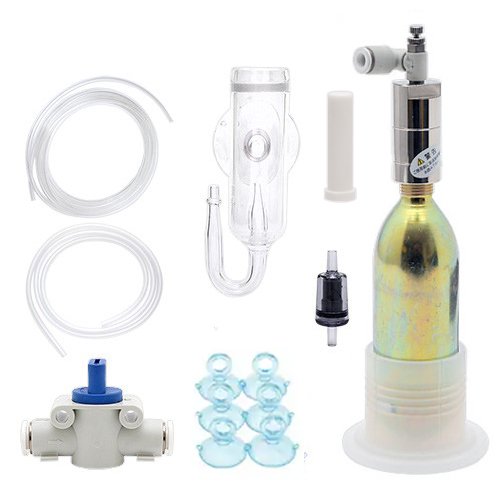 ＣＯ２フルセット　チャームオリジナルコンパクトレギュレーター　Ａセット（６ｍｍ対応）　水草　ＣＯ２添加　おまけ付き　ＣＲＣ10―17―10―10―00