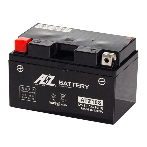 AZ ATZ10-S AZ 2輪バッテリー液入充電済