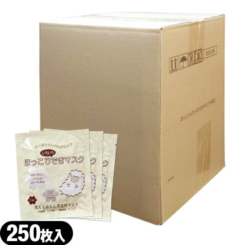 【目もと温熱マスク】【美容成分配合】ほっこりいろいろできマスク250個セット 【宅配便】