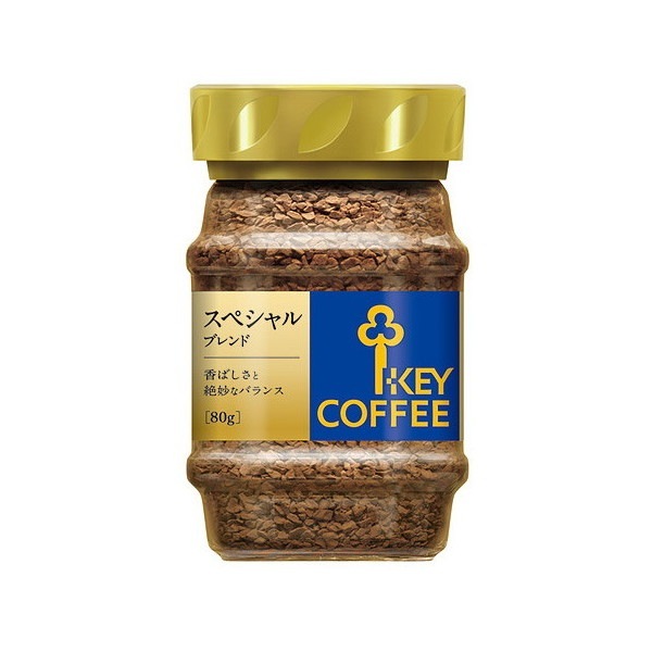 KEY インスタントコーヒースペシャル ブレンド 瓶 80g x12 メーカー直送