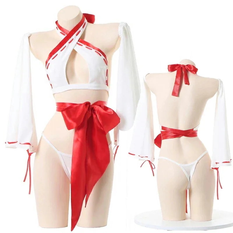 ハロウィン お正月 セクシーコス コスチューム クリスマス 【BIG-SALE限定】巫女 撮影セクシーかわい パーティー イベント 衣装 神社 制服 インスタ セクシー コスプレ セクシーランジェリー