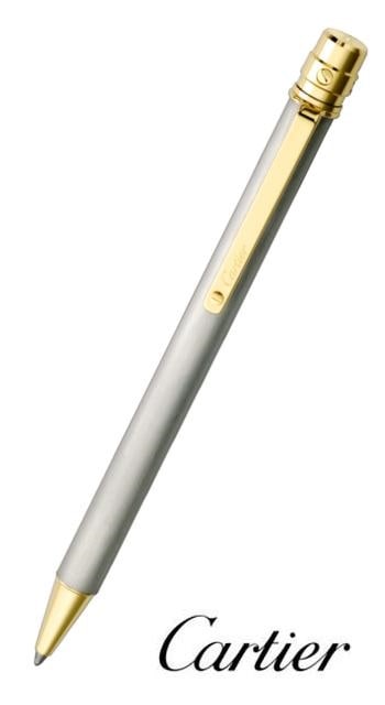CARTIER OP000145 SANTOS DE CARTIER BALLPOINT PEN サントス ドゥカルティエ ボールペン スティールカラーラッカー