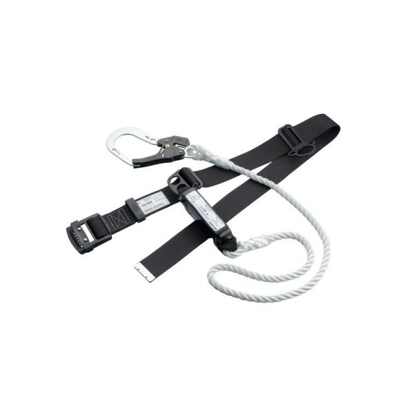 TOYO 胴ベルト型 ロープ式 No．GH－888 クロ ワークサポート 保護具 安全帯 ロープ式