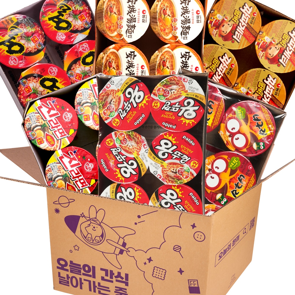 オフィス カップラーメン 4-2 農心 八道 オトゥギ タヌキ チャパゲティ ワン蓋