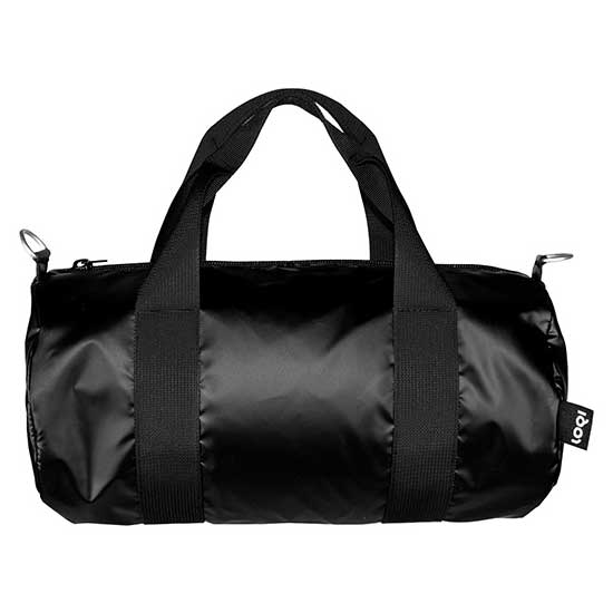 ショルダーバッグ ドラムバッグ 撥水加工 LOQI Mini Weekender ローキー ボストンバッグ ミニウィークエンダー メタリック マットブラック