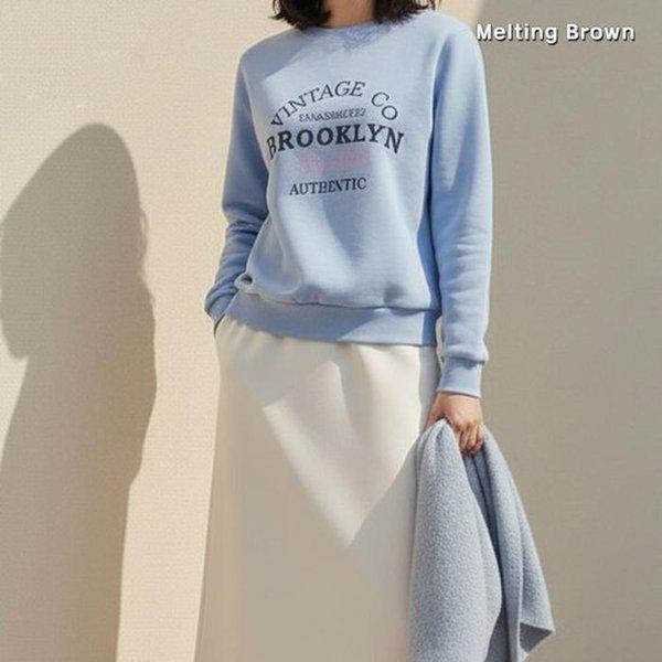 レディースオーバーフィットマンツーマンTシャツ BK26