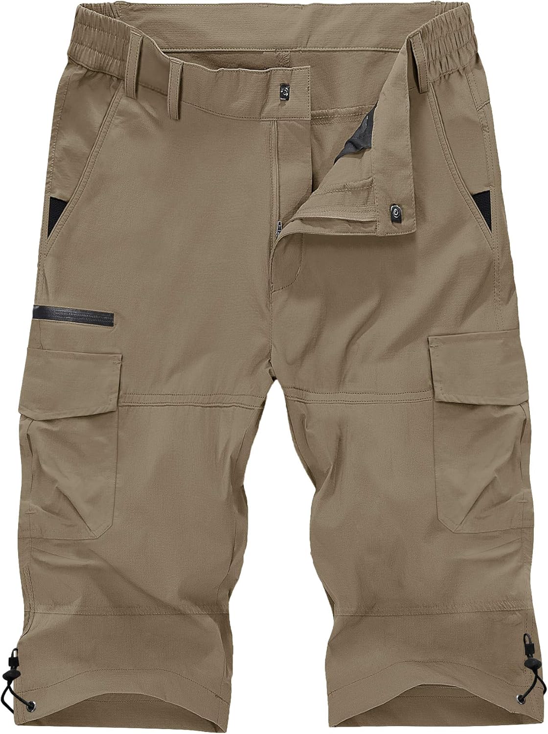 ハーフパンツ メンズ 7分丈 ゴルフパンツ 速乾 撥水 トレッキングパンツ アウトドアショートパンツ 登山 釣り 作業着 半ズボン 夏