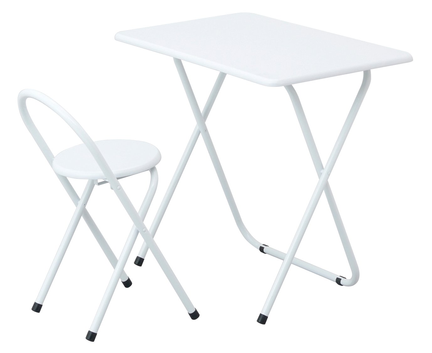 【全国送料無料】 ナカバヤシ 折りたたみデスク＆チェア FDC-101W ホワイト