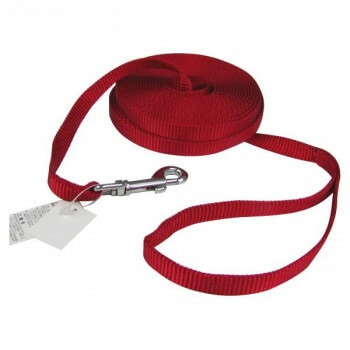 プロ用訓練リード フラットンロングリード 赤 4,052円