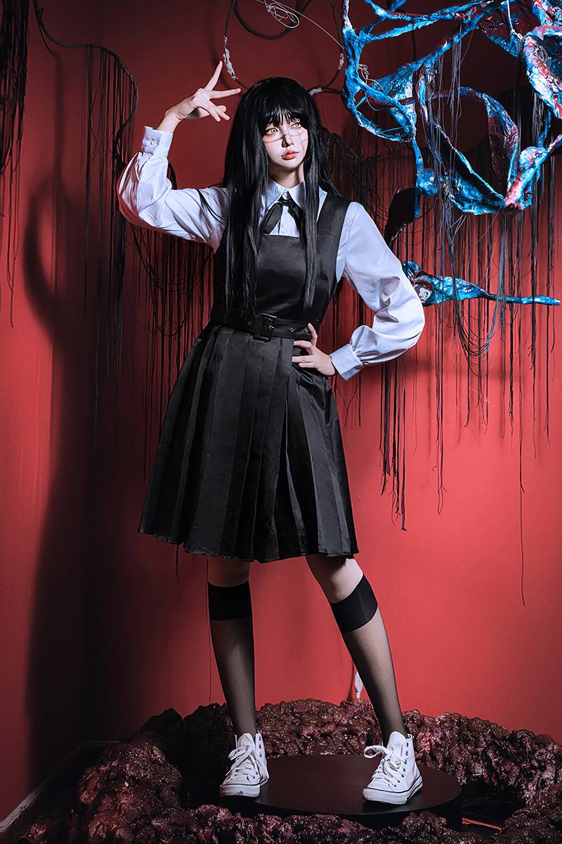 贩売促进 コスチューム ハロウィン コスプレ衣装 三鷹アサ チェンソーマン スーツ ハロウィン 2024年コスプレ